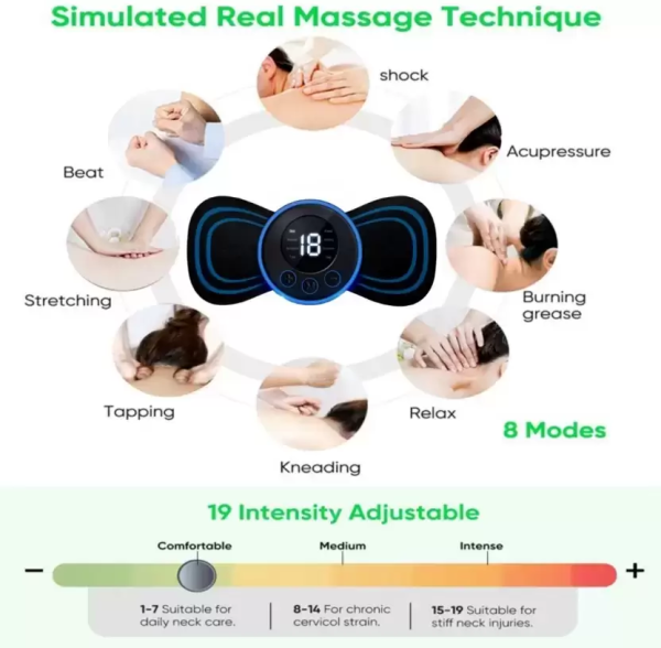 EMS Butterfly Massager & Foot Massager Combo - Image 2